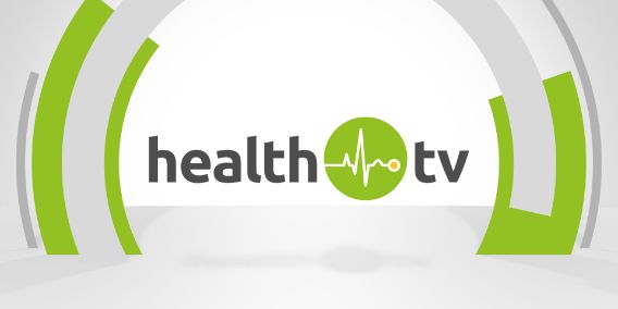 Grafik: Bild mit dem Logo von health tv - das Gesundheitsfernsehen