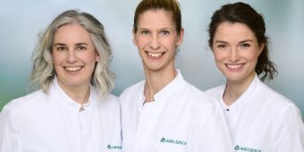 Zum 1. April 2021 startet in Wandsbek ein Team aus drei Chefärztinnen mit jeweils eigenen Schwerpunkten in der Gynäkologie: Setareh Huschi, Dr. Simone Klüber und Anna Jacob (v.l.n.r) (Foto: Asklepios) 