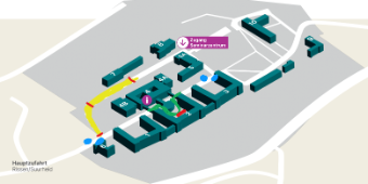 Lageplan Sperrung