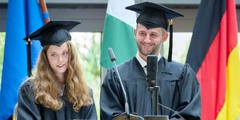 Persönliche Worte zum Abschluss: dr. med. Julia Krull und dr. med. Mathias Beckmann.