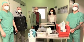 Operationsmaterial für Kliniken in der Ukraine 