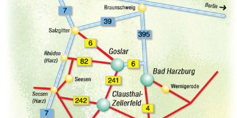 Anfahrt-Clausthal-Zellerfeld