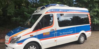 Wünschewagen des ASB Bild:Wünschewagen des ASB