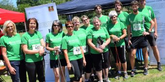 Team Asklepios Lindenlohe beim 14. Schwandorfer Charity Stadtlauf.