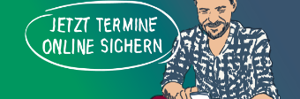 Illustration zur Online-Terminvereinbarung bei Asklepios Grafik: Illustration zur Online-Terminvereinbarung bei Asklepios