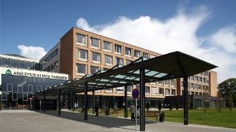 BILD: Eingang des Krankenhaus in Hamburg Barmbek