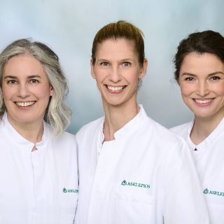 Zum 1. April 2021 startet in Wandsbek ein Team aus drei Chefärztinnen mit jeweils eigenen Schwerpunkten in der Gynäkologie: Setareh Huschi, Dr. Simone Klüber und Anna Jacob (v.l.n.r) (Foto: Asklepios) 