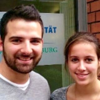 ACH-Student Matthias Zäck und ACH-Studentin Juliane Rieß