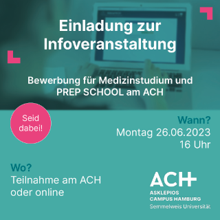 Einladung Infoveranstaltung Bewerbung & Prep School