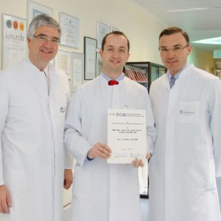 Prof. Grifka, Dr. Weber und Prof. Renkawitz