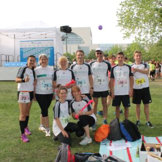 Team Staffellauf im Tiergarten