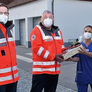 v.li. Alexander Münzl, Horst Singerer, Desirée Decking-Ott, Kathrin Hofstetter