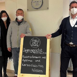 Klinikmanager Felix Sasse, Daniel Kamseder und Stefanie Fritsch