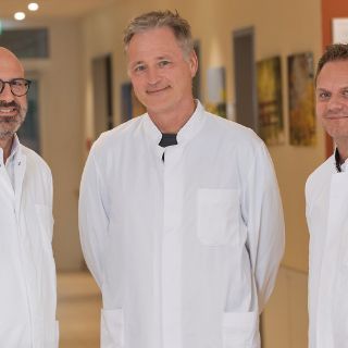 Dr. Thorsten Cedl, Dr. Gary Haller und Marc Philippbaar (v.r.)