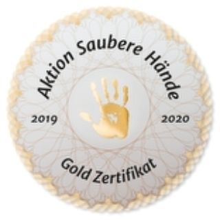 Bild: Das Aktion-Saubere-Hände Gold Zertifikat