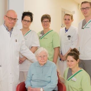Geriatrie 100-jährige Patientin
