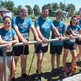 Team Asklepios Lindenlohe beim 16. Schwandorfer Charity Stadtlauf. 