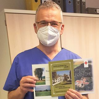 Thomas Kastner auf den Spuren der Klinik-Geschichte 