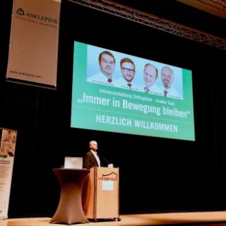 Patienteninfo der Asklepios Orthopädische Klinik Lindenlohe in der Max-Reger-Halle Weiden gab Einblick in das orthopädische Spektrum