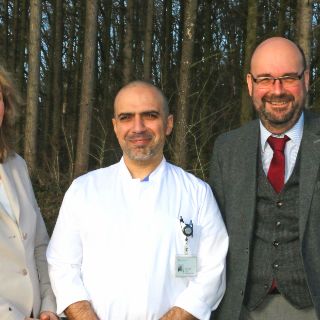 Bild: Dr. Dagmar Federwisch, Anas Suliman, Dr. Gunther Claus