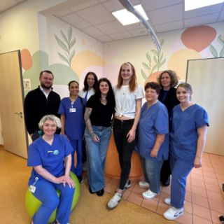 Kunst auf der Entbindungsstation