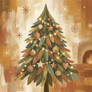 Weihnachtsbaum - mit KI generiert