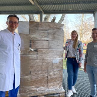 Spende Ukraine Asklepios Klinik Weißenfels