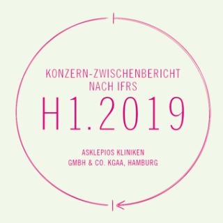 Grafik: Titelgrafik Halbjahresbericht 2019 der Asklepios Kliniken