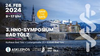 Bild: 3. HNO-Symposium am 24. Februar 2024 von 9:00 bis 17:00 Uhr in Bad Tölz