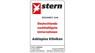 Siegel Deutschlands nachhaltigste Unternehmen: Asklepios