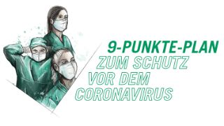 Bild: 9-Punkte-Plan zum Corona-Schutz