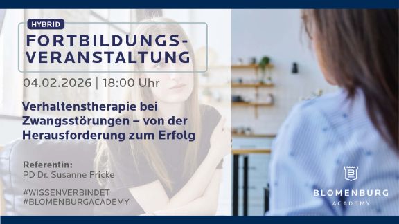 Grafik Hybridfortbildung: Verhaltenstherapie bei Zwangsstörung