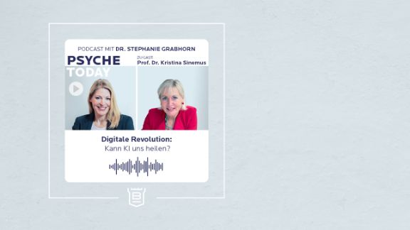 Digitale Revolution | PsycheToday Ep. 8 Cover der 8. Episode des PsycheToday Podcast - Digitale Revolution: Kann KI uns heilen?