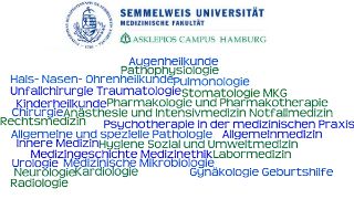 Übersicht der Fächer am Asklepios Campus Hamburg