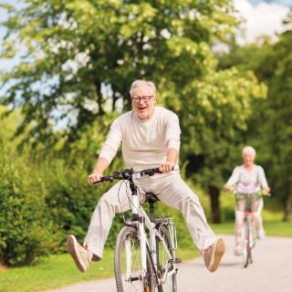 Bild: Mann auf Fahrrad