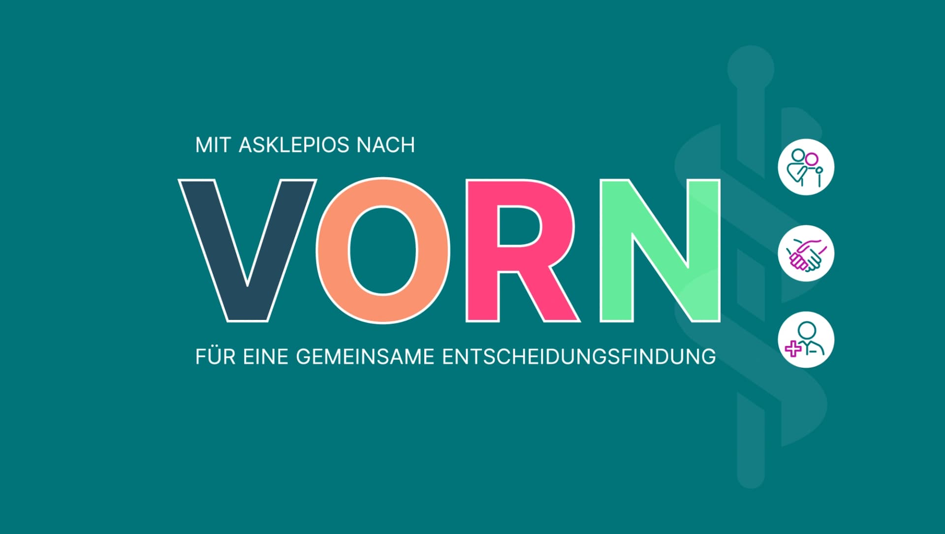 Mit Asklepios VORN unterstützen wir Sie bei der Entscheidungsfindung zu verschiedenen Behandlungen.