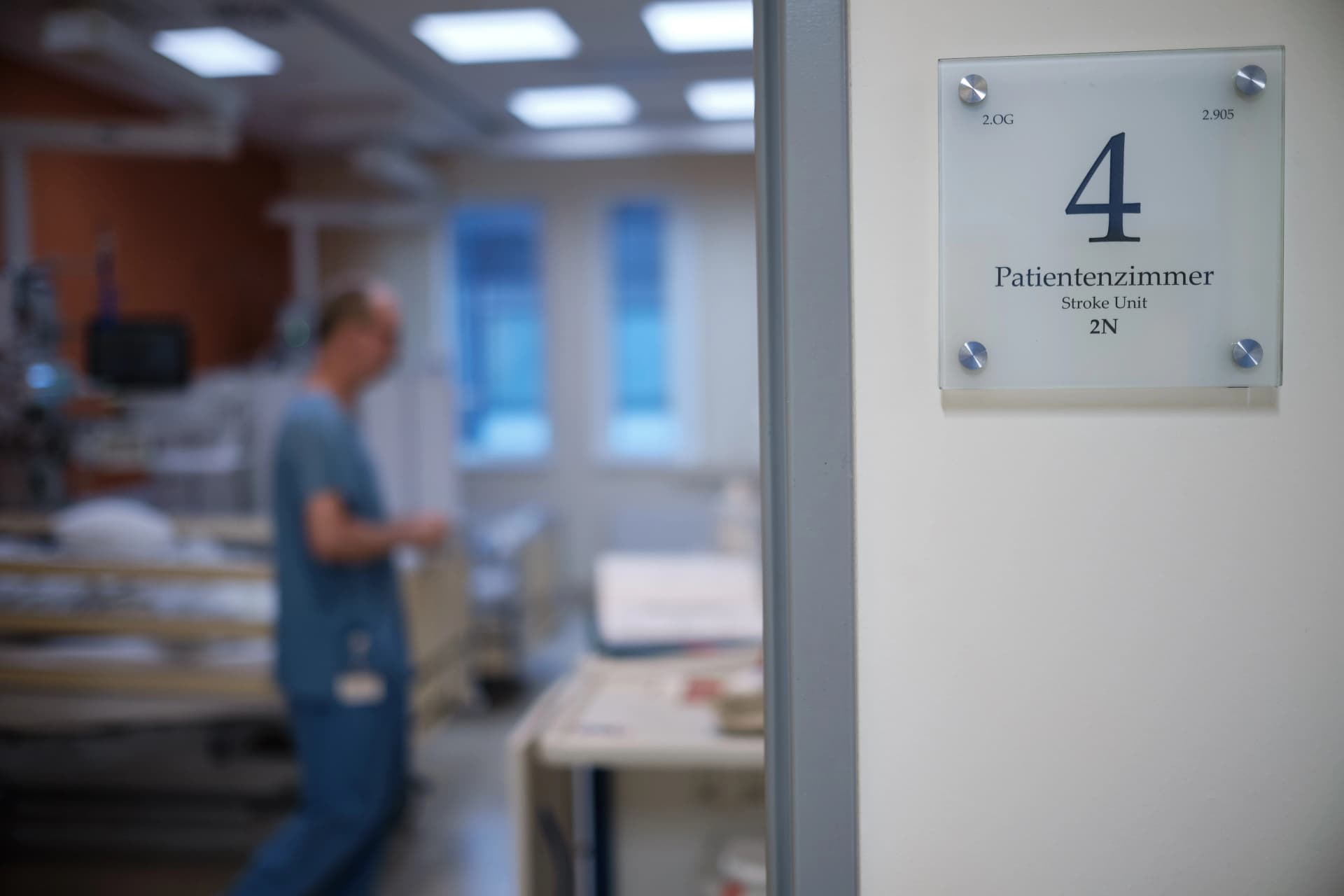 Helle und moderne Patientenzimmer auf unserer Intensivstation
