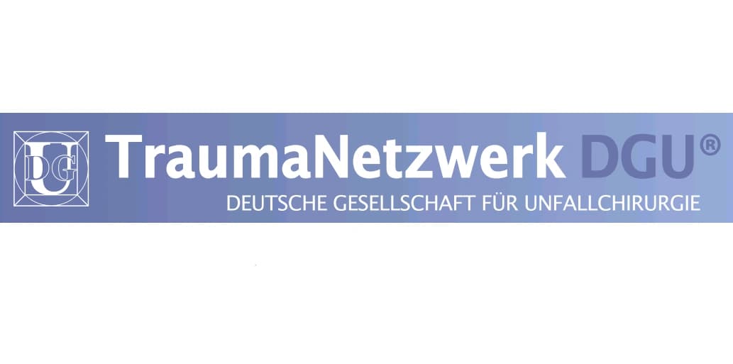 Das Motiv zeigt das Logo "Traumanetzwerk DGU"