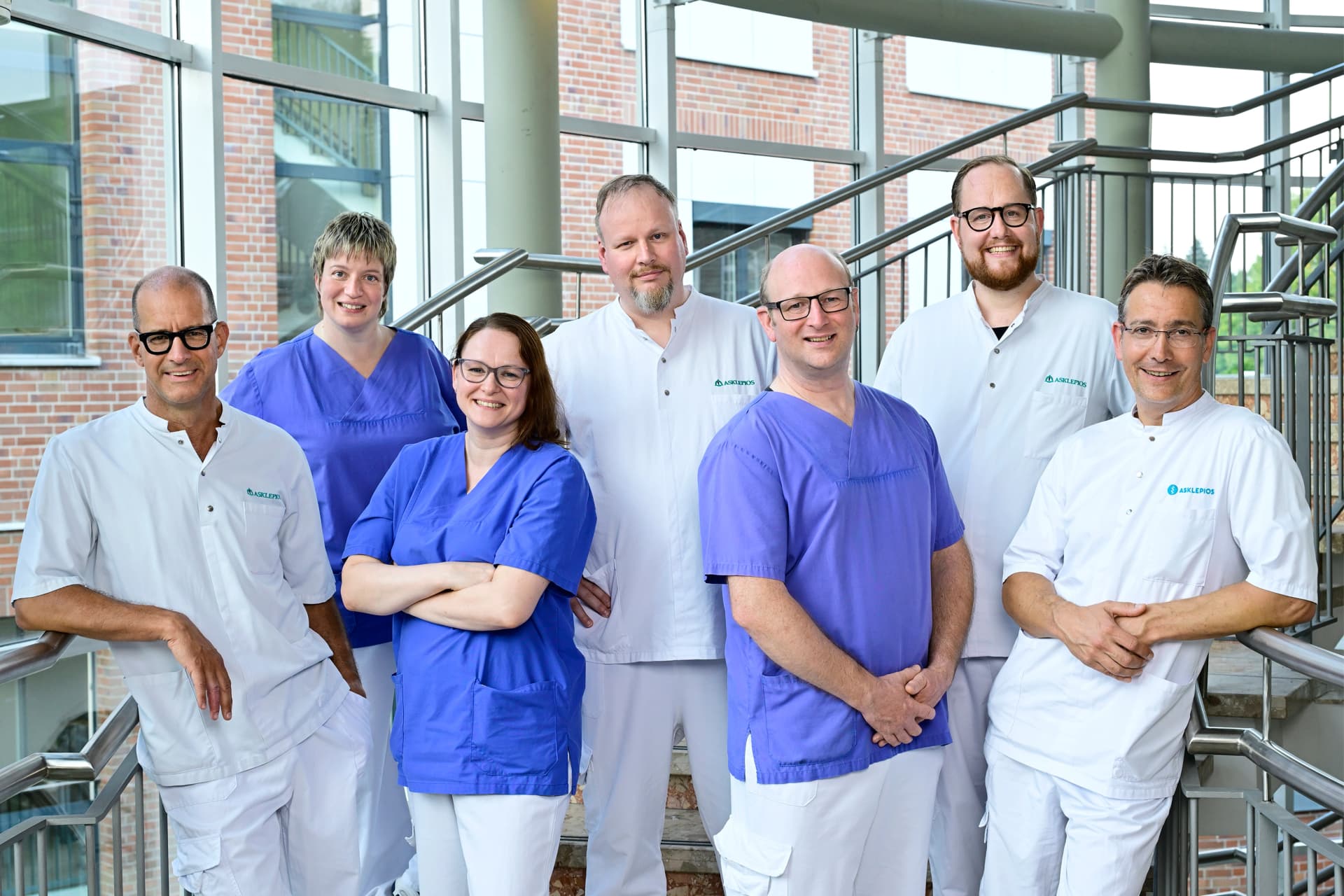 Bild: Das Team der Abteilung für Innere Medizin - Pneumologie in der Asklepios Klinik Wandsbek