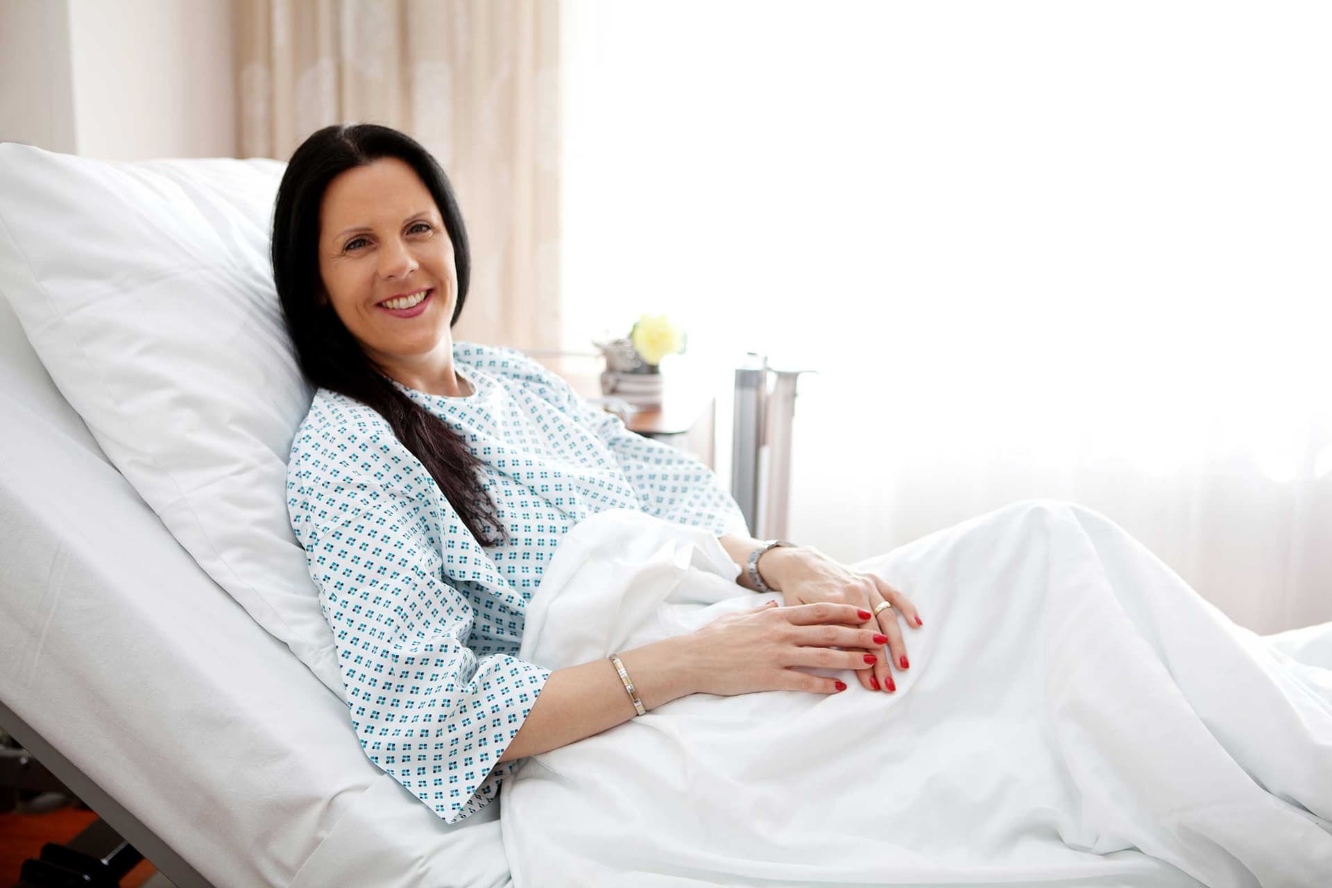 Das Motiv zeigt eine Privita Patientin