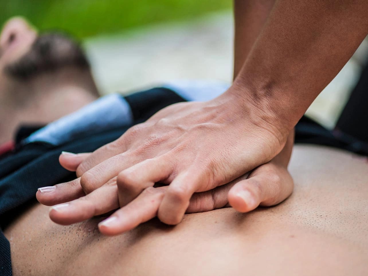 Bild: Herz-Druckmassage