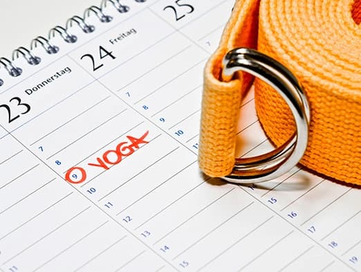 Bild: Kalender mit Trainingstermin