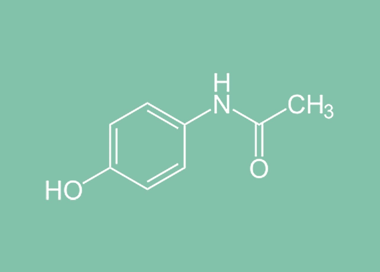 Grafik: Chemische Formel Paracetamol