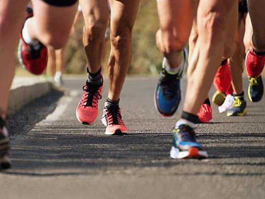 Bild: Läufer beim Marathon