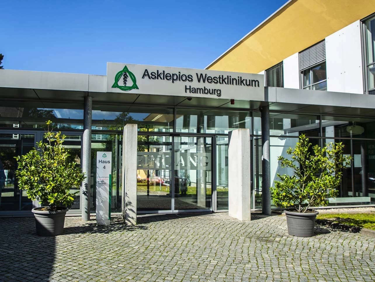 Bild: Eingang Westklinikum