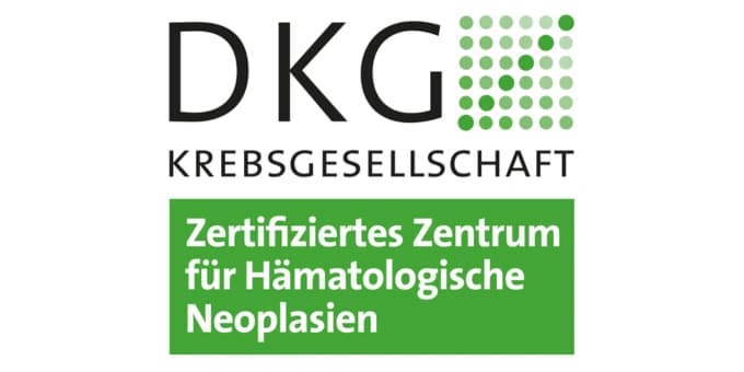 Das Zentrum für hämatologische Neoplasien ist von der Deutschen Krebsgesellschaft zertifiziert.