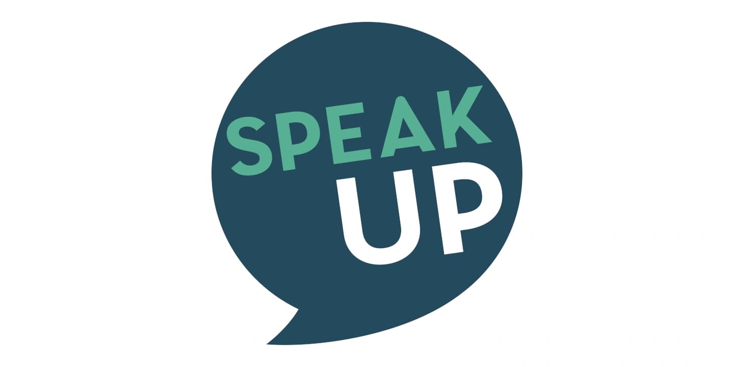 Das Bild zeigt das Asklepios Speak Up Logo