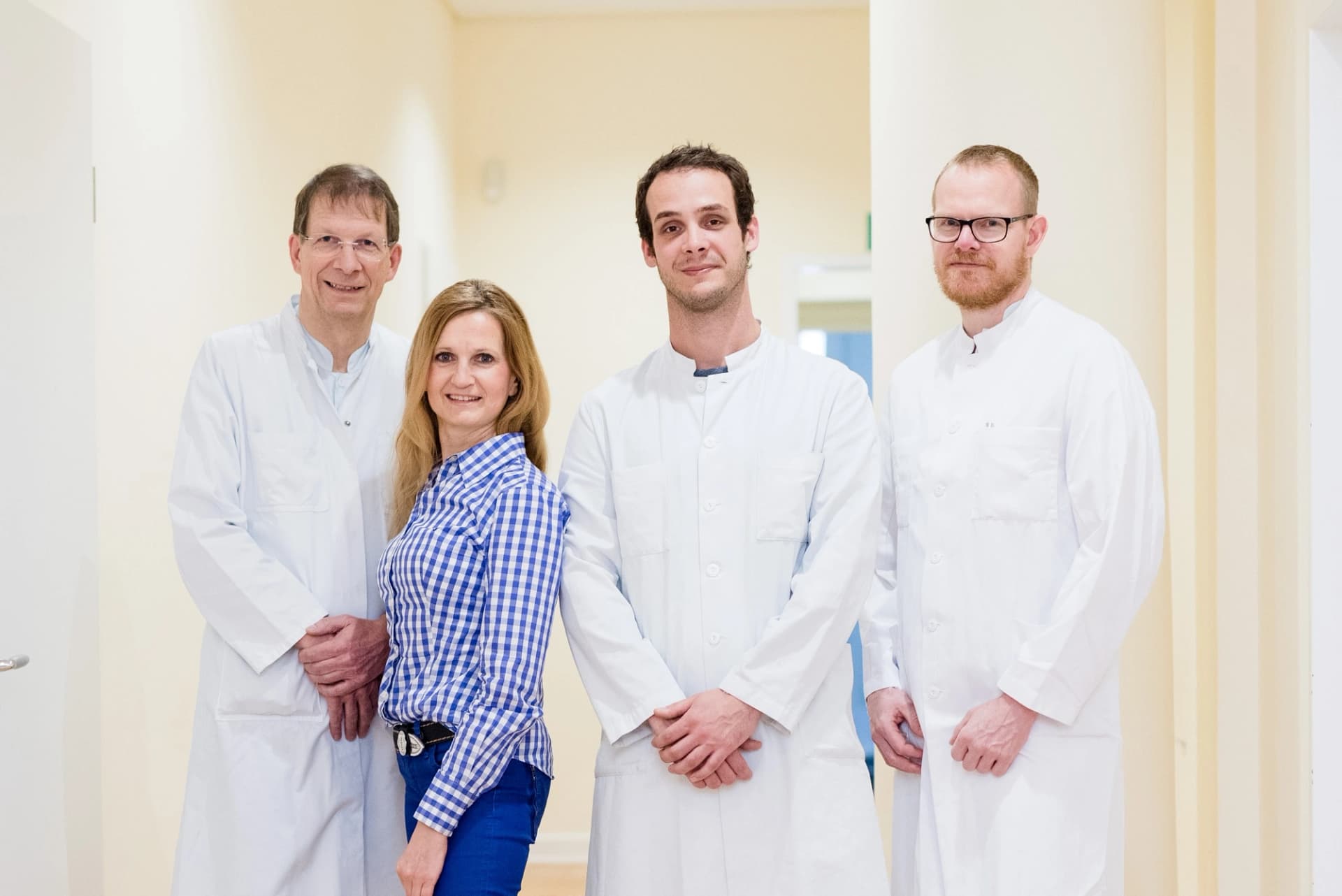 Das Foto zeigt das Team des Schlaflabors der Asklepios Klinik St. Georg