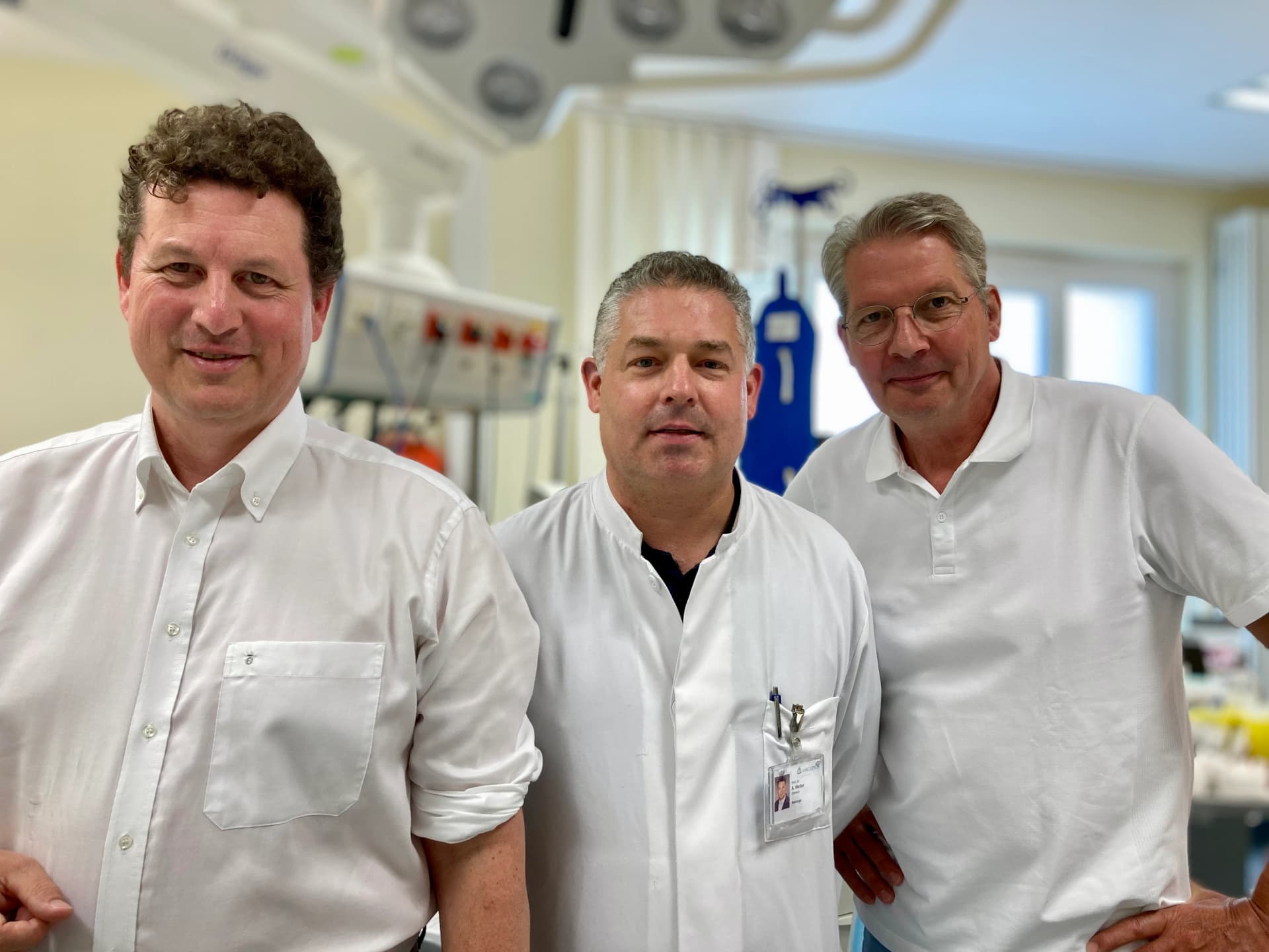 Bild: Chefärzte des Asklepios Klinikums Harburg bieten Lungenkrebsfrüherkennung an