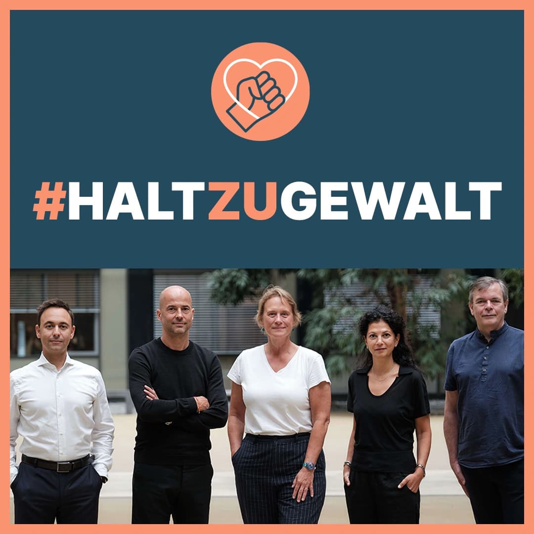 Bild: Halt zu Gewalt